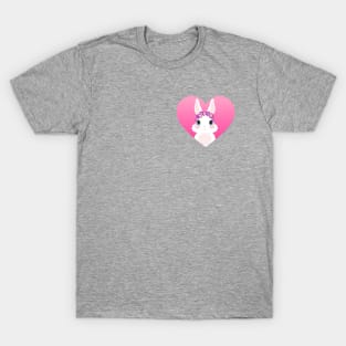 Bunny Rabbit Cute flower T-Shirt